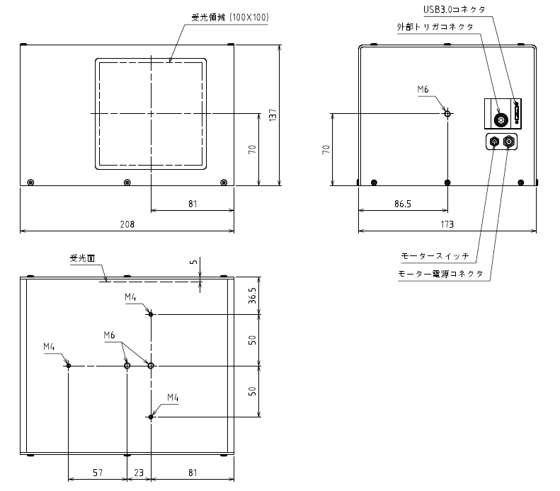 LaseView-LHB-100外観図