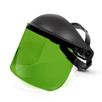 レーザー安全フェイスシールド 420 UV IR Nd:YAG(190~375 nm、980~1070 nm、10600 nm)