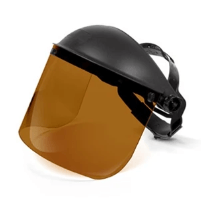 レーザー安全フェイスシールド 425 UV・IR・Nd:YAG(190~532 nm、900~1070 nm、10600 nm)