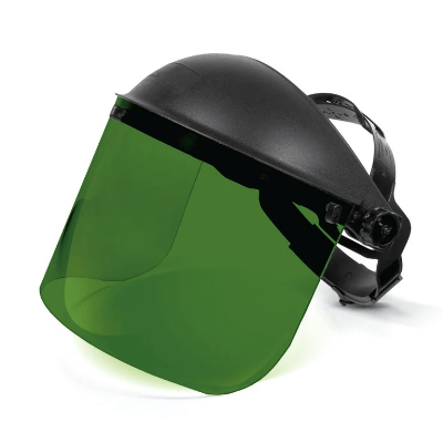 レーザー安全フェイスシールド ― ファイバーレーザー溶接用 ― Shade 3