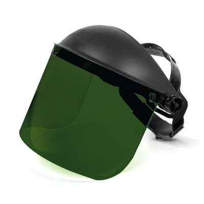 レーザー安全フェイスシールド ― ファイバーレーザー溶接用 ― Shade 5