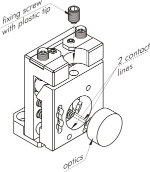 Kinematic Vertical Drive Optical Mount