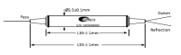 1x2 Filter WDM 2000:1550nm