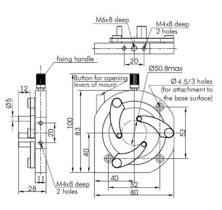 Self-Centering Lens Mount