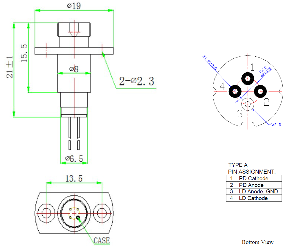 ピンの定義と寸法