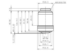 UPLXAPO60XO　寸法