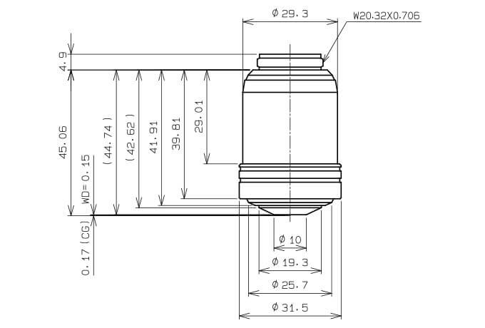 UPLXAPO60XO　寸法