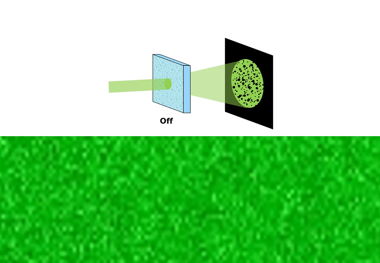 静的拡散板（LSR OFF）