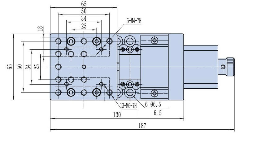 ステッピングモーター駆動の機械図面