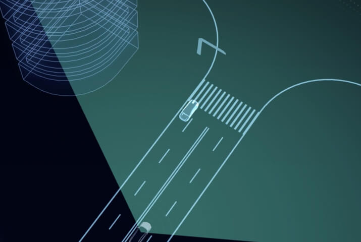 広範囲を正確に捉える高性能LIDAR