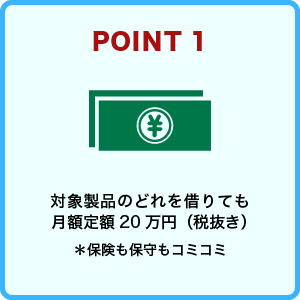 レーザー製品サブスクサービス