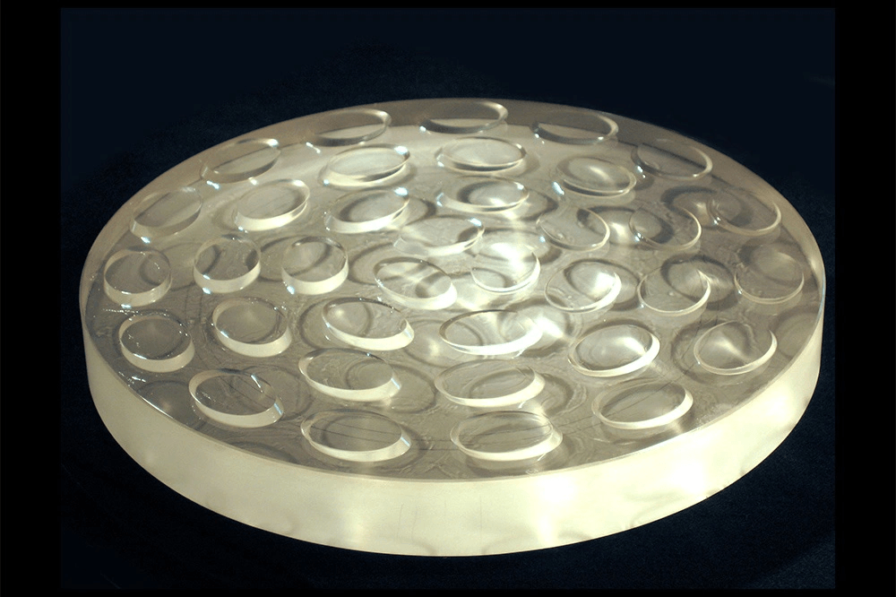 45°楕円回転ミラー